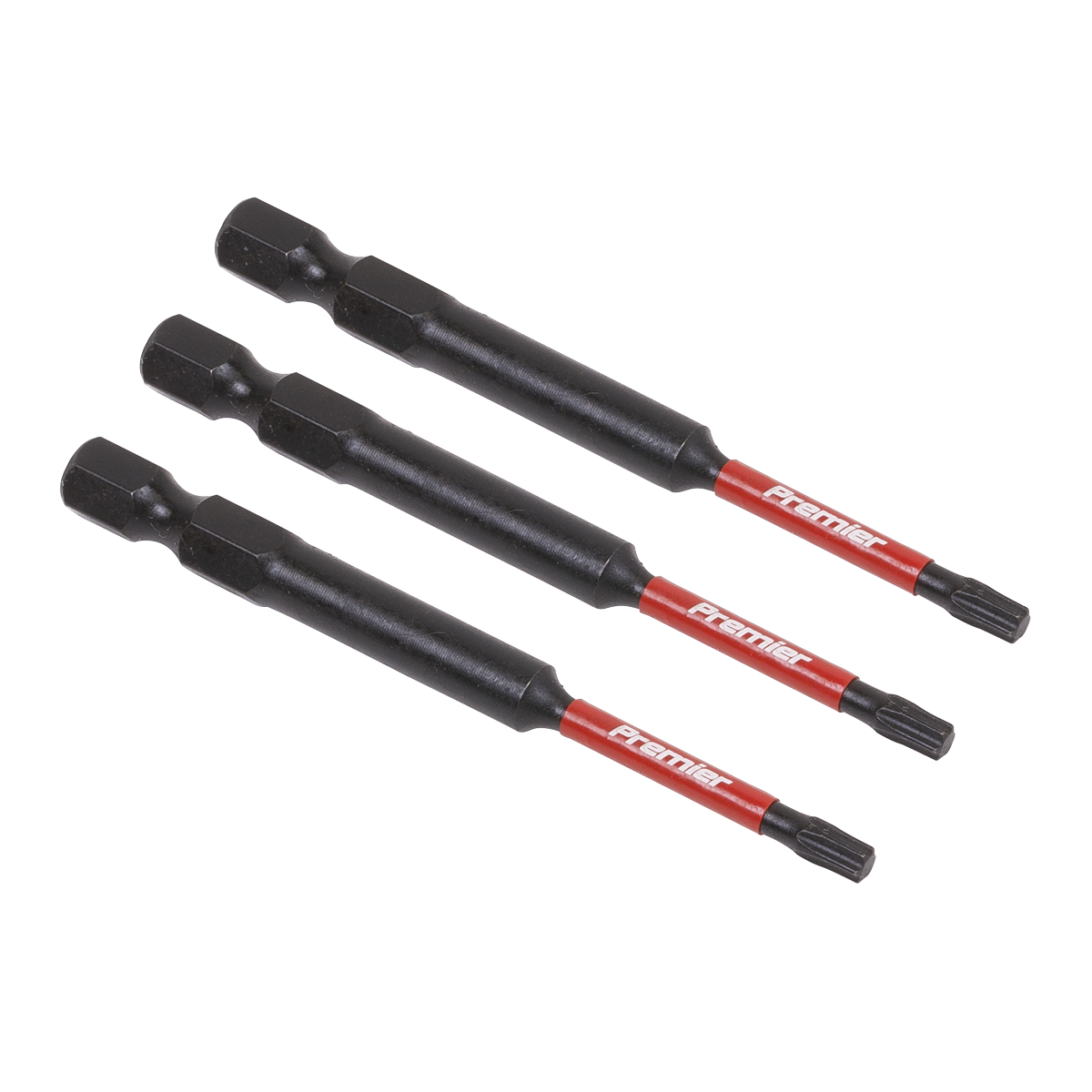 Sealey 3pc 75mm TRX-Star* T15 Impact Power Tool Bit Set AK8266