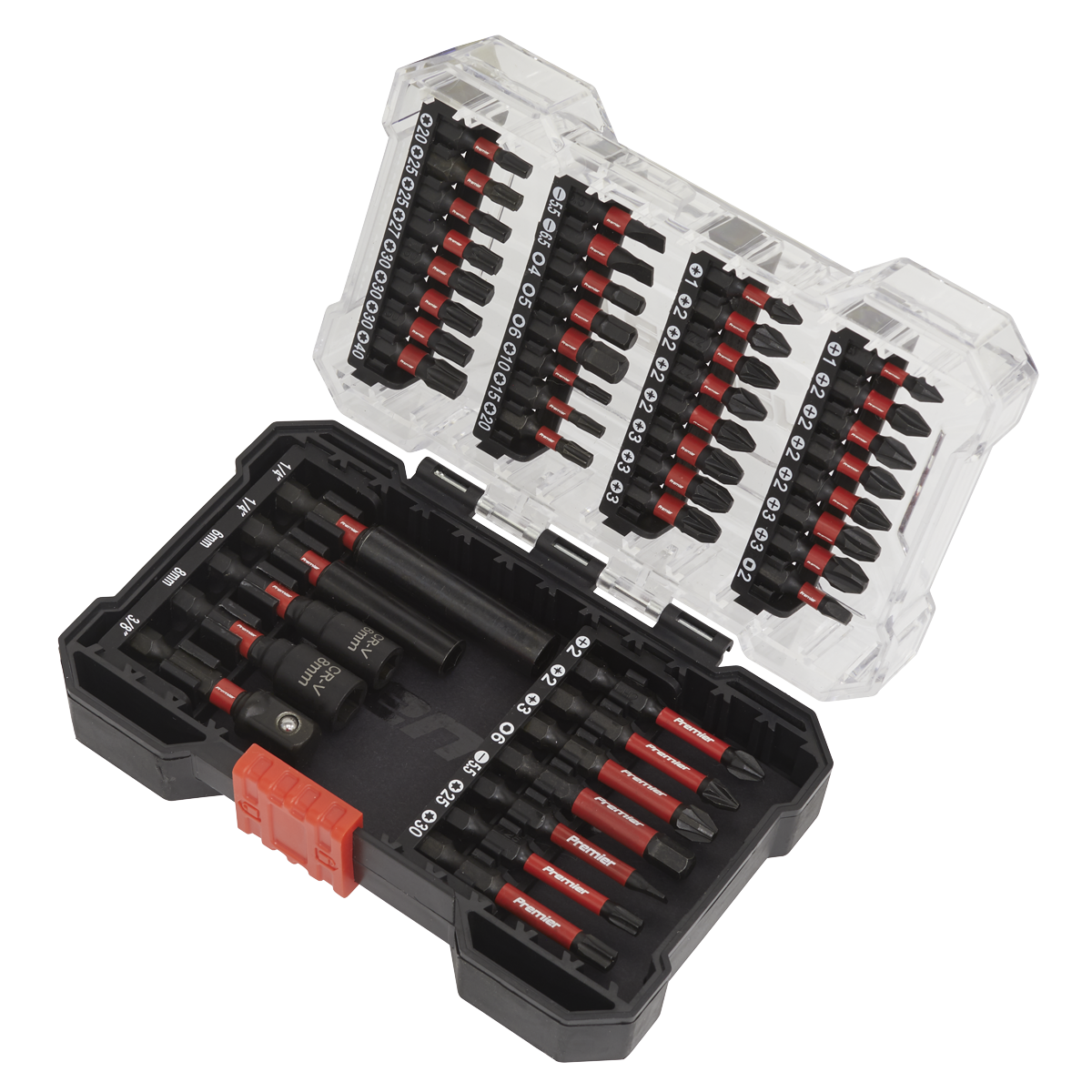 Sealey 44pc Impact Grade Power Tool Bit Set AK8280