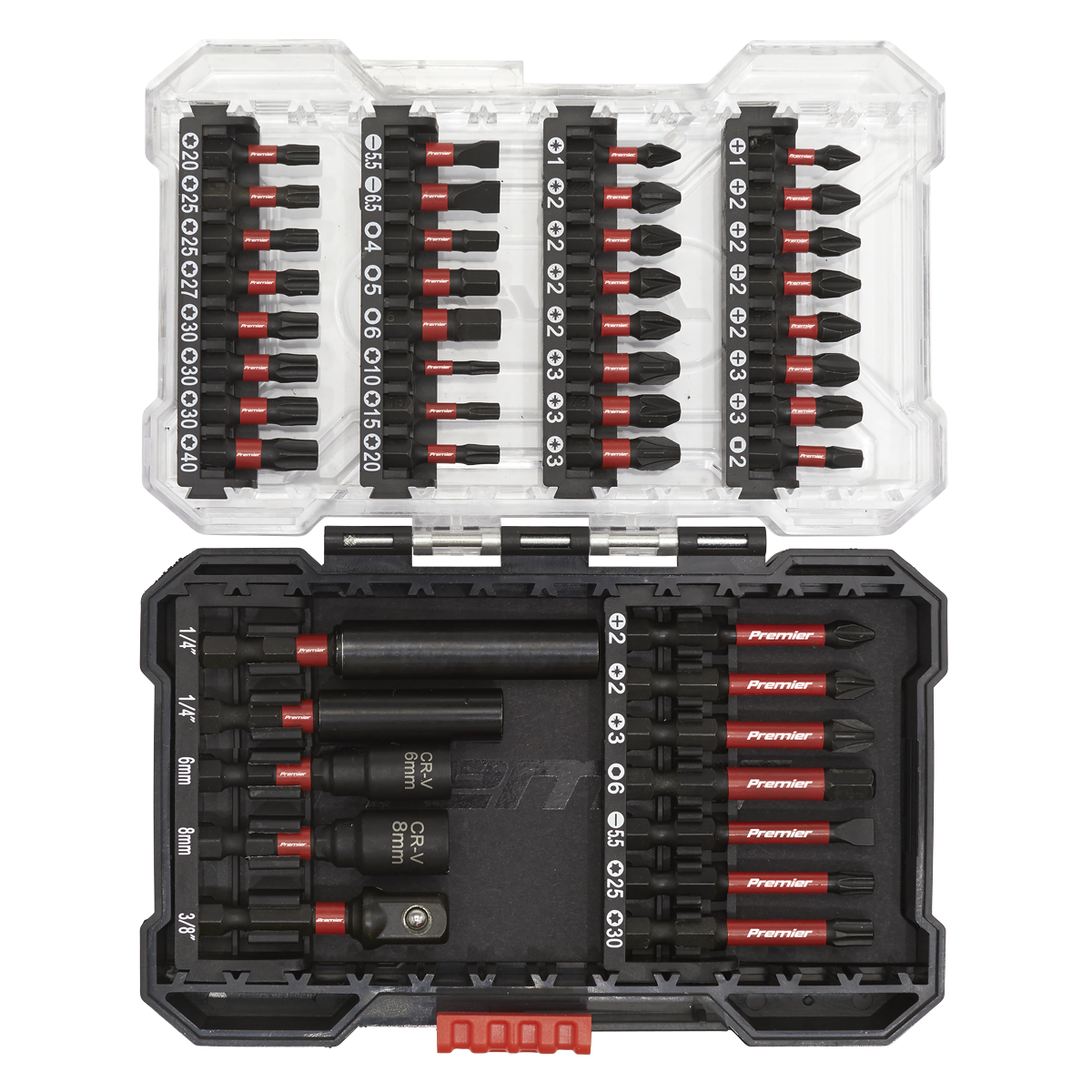 Sealey 44pc Impact Grade Power Tool Bit Set AK8280