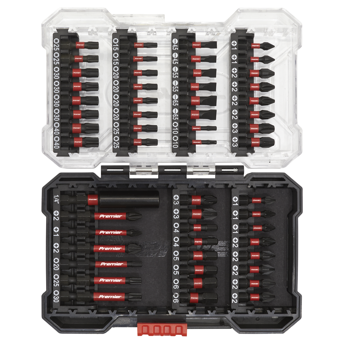 Sealey 55pc Impact Grade Power Tool Bit Set AK8281