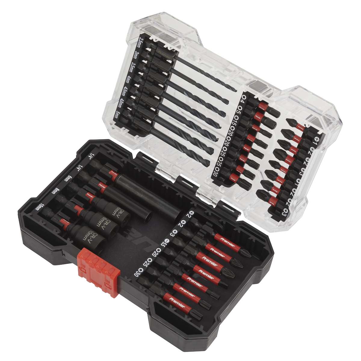 Sealey 35pc Impact Grade Power Tool Bit Set AK8284