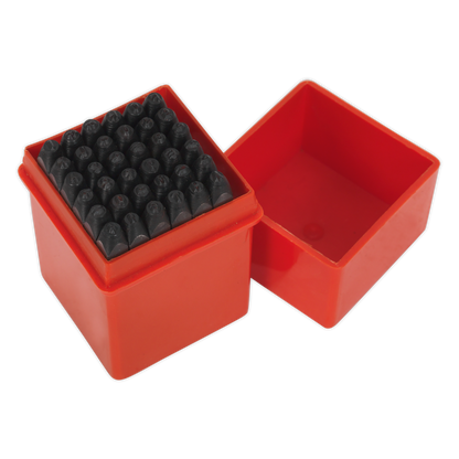 Sealey 36pc 2.5mm Letter & Number Punch Set AK8296