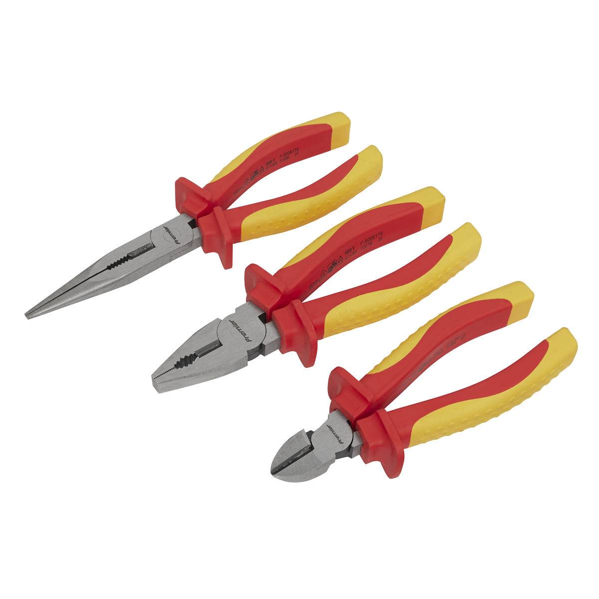 Sealey 3pc Pliers Set - VDE Approved AK83452