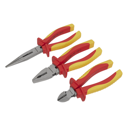 Sealey 3pc Pliers Set - VDE Approved AK83452