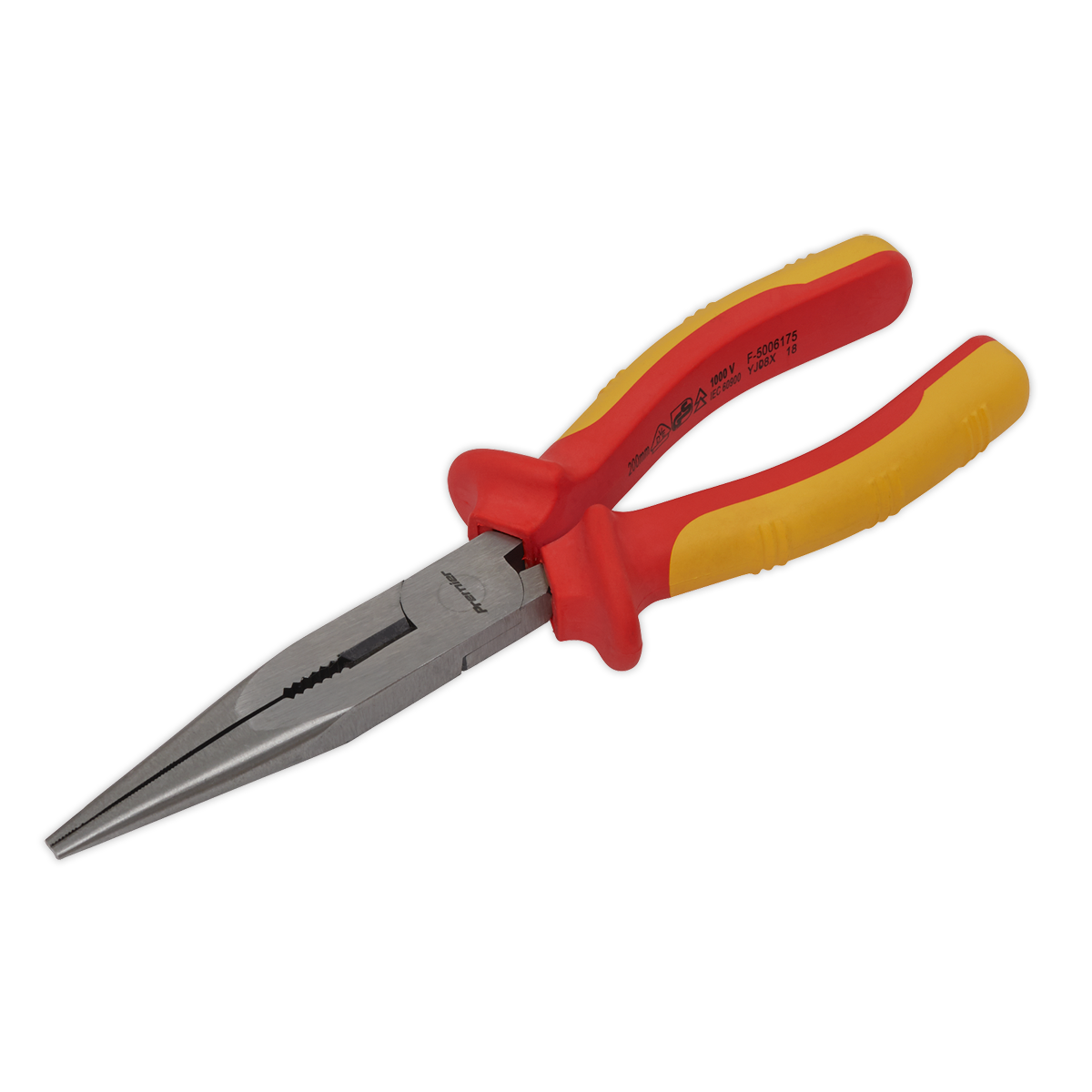 Sealey 200mm Long Nose Pliers - VDE Approved AK83457