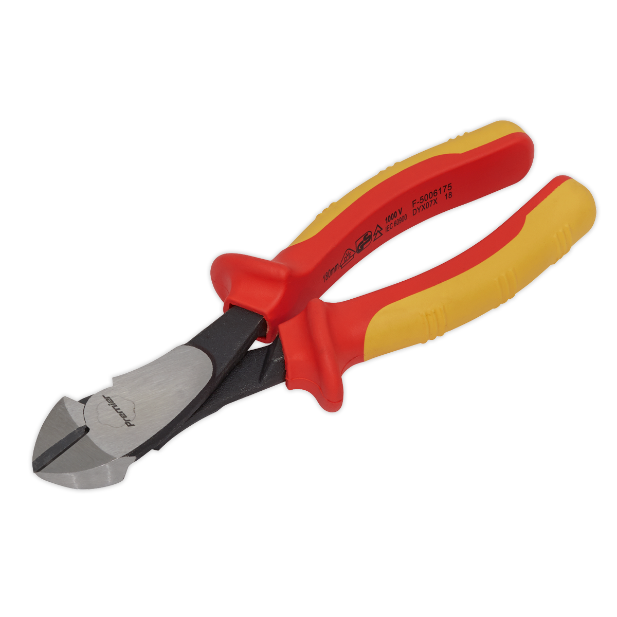 Sealey 180mm Heavy-Duty Side Cutters - VDE Approved AK83459