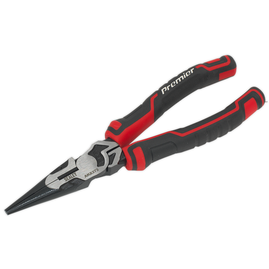 Sealey 200mm High Leverage Long Nose Pliers AK8373