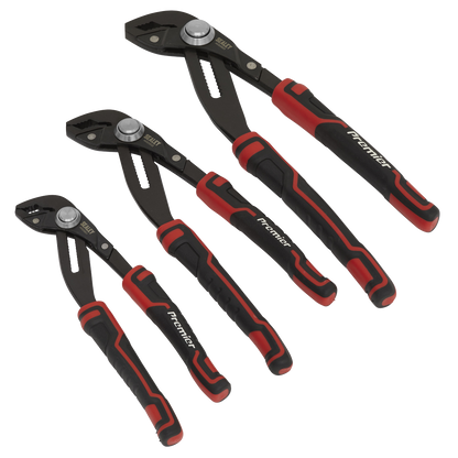 Sealey 3pc Quick Release Water Pump Pliers Set AK8380