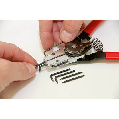 Sealey Quick Change Internal/External Circlip Pliers Set AK8453