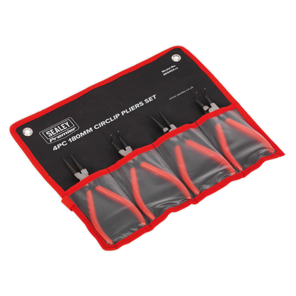 Sealey 4pc 180mm Circlip Pliers Set AK8454
