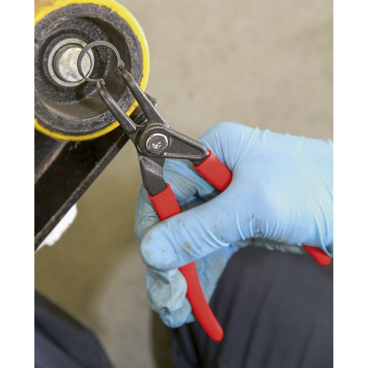 Sealey 170mm External Bent Nose Circlip Pliers AK84551