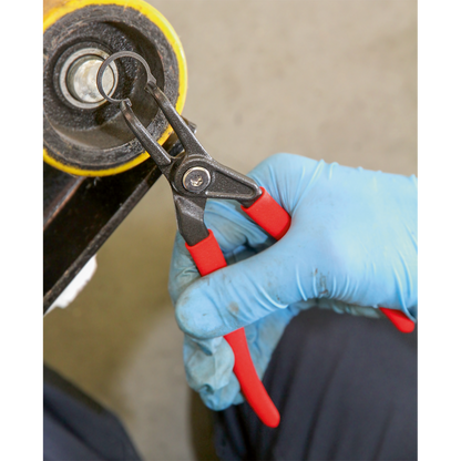 Sealey 170mm External Bent Nose Circlip Pliers AK84551