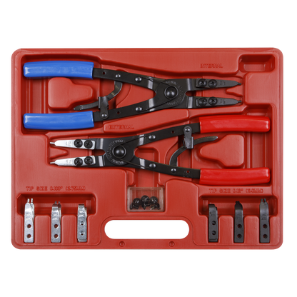 Sealey 265mm Heavy-Duty Circlip Pliers Set AK8500