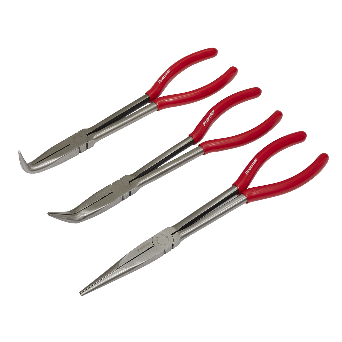 Sealey 3pc 280mm Needle Nose Pliers Set AK8568