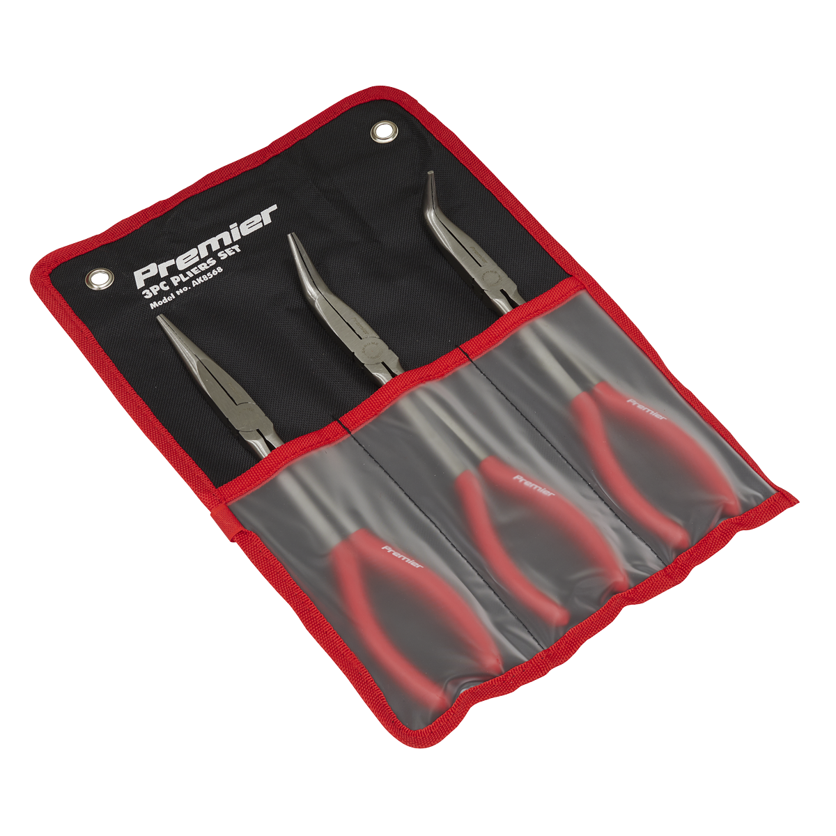 Sealey 3pc 280mm Needle Nose Pliers Set AK8568