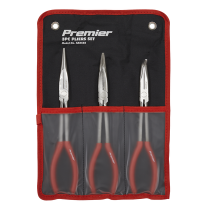 Sealey 3pc 280mm Needle Nose Pliers Set AK8568