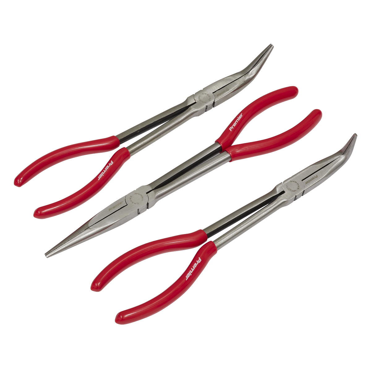 Sealey 3pc 280mm Needle Nose Pliers Set AK8568