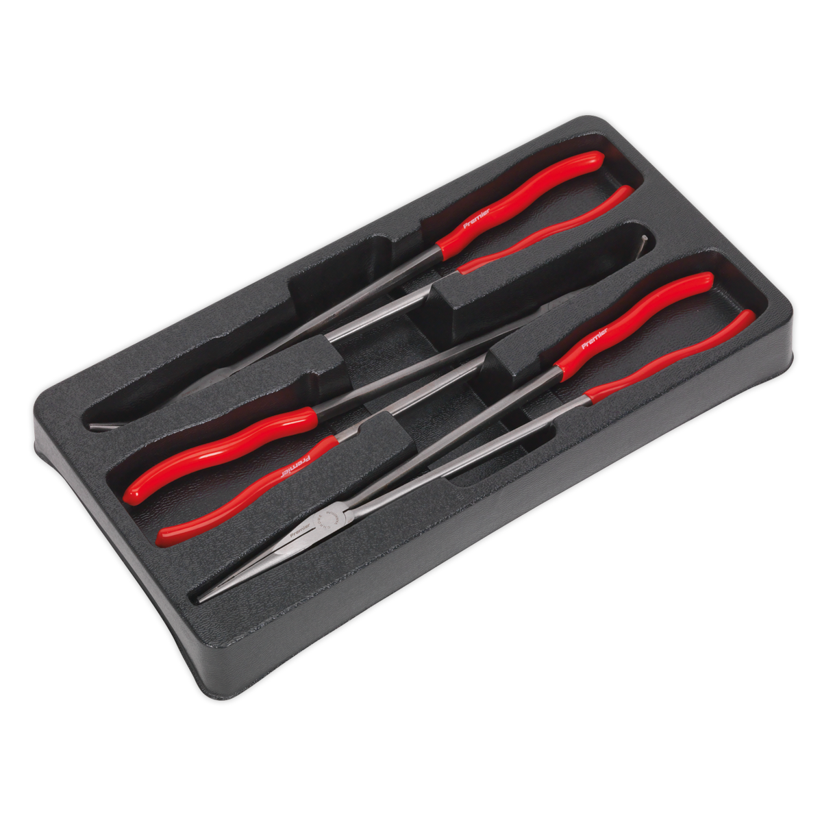 Sealey 3pc 400mm Extra-Long Needle Nose Pliers Set AK8576
