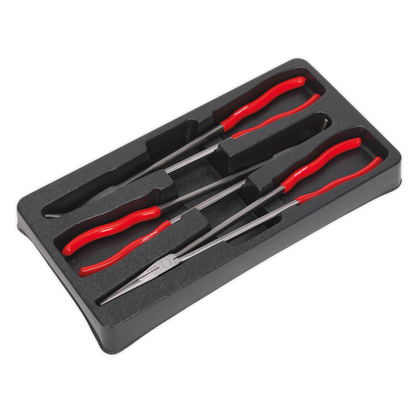 Sealey 3pc 400mm Extra-Long Needle Nose Pliers Set AK8576
