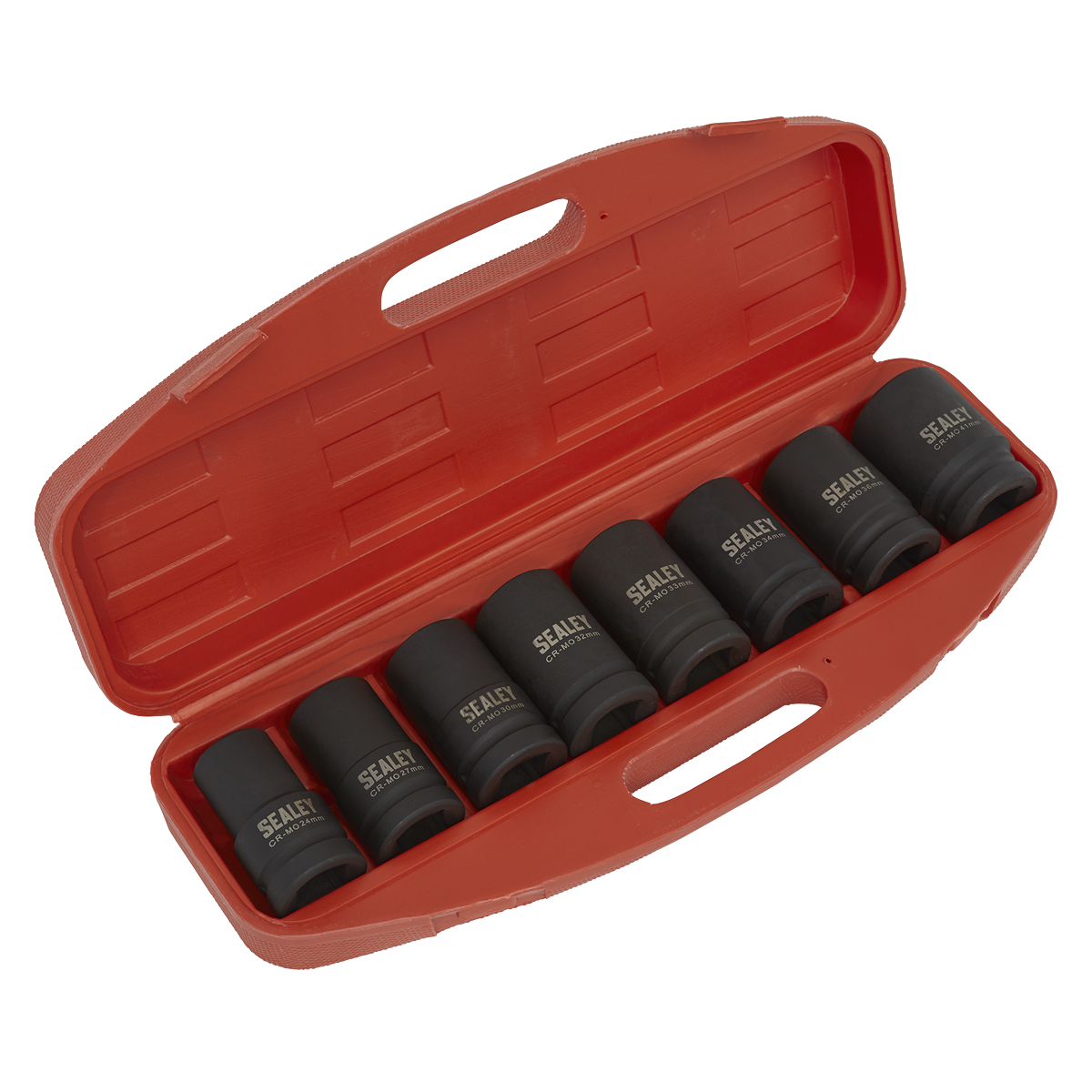 Sealey 8pc 1"Sq Drive Deep Impact Socket Set AK888M