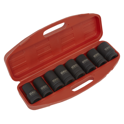 Sealey 8pc 1"Sq Drive Deep Impact Socket Set AK888M