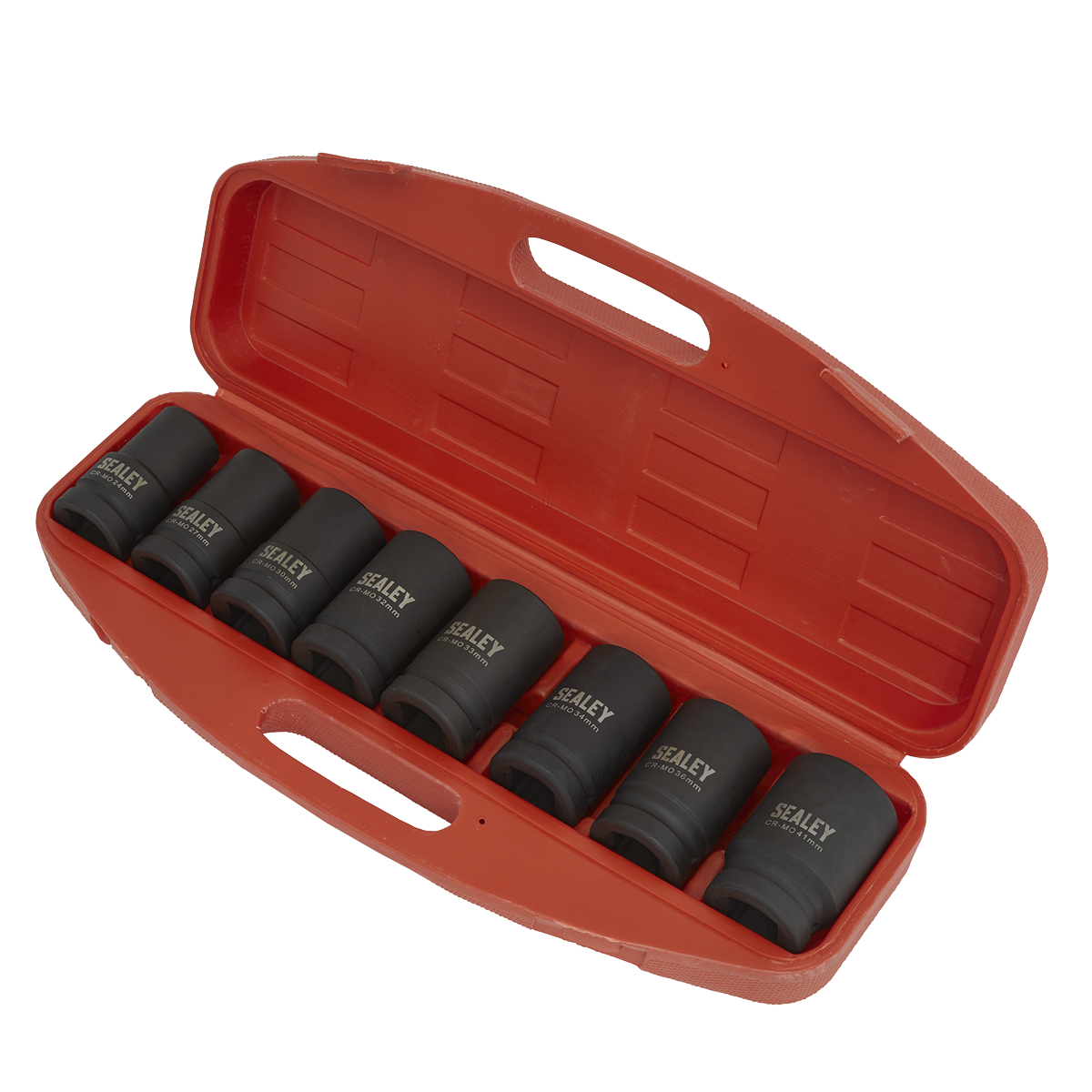 Sealey 8pc 1"Sq Drive Deep Impact Socket Set AK888M