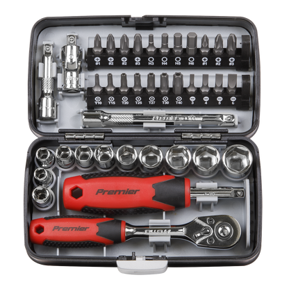 Sealey 38pc 1/4"Sq Drive Socket & Bit Set AK8945