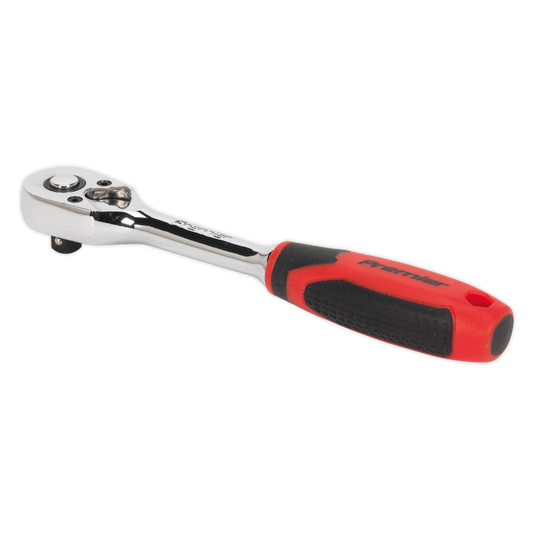 Sealey 1/4"Sq Drive Pear-Head Ratchet Wrench with Flip Reverse AK8946