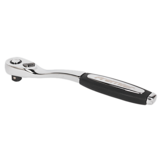 Sealey 1/2"Sq Drive Pear-Head Offset Ratchet Wrench with Flip Reverse AK8975