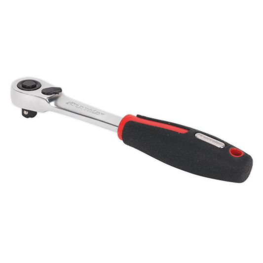 Sealey 1/4"Sq Drive 72-Tooth Ratchet Wrench Flip Reverse - Platinum Series AK8980