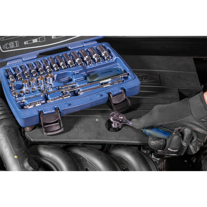 Sealey 33pc 1/4"Sq Drive Socket Set AK8990