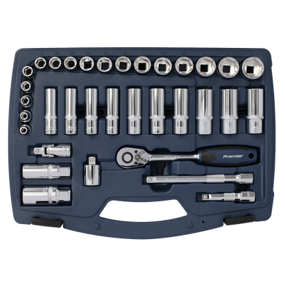Sealey 34pc 3/8"Sq Drive Socket Set AK8991
