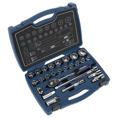 Sealey 26pc 1/2"Sq Drive Socket Set AK8992