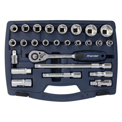 Sealey 26pc 1/2"Sq Drive Socket Set AK8992