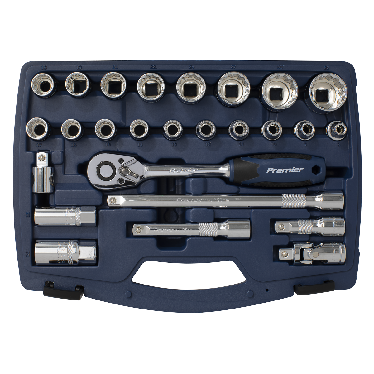 Sealey 26pc 1/2"Sq Drive Socket Set AK8995