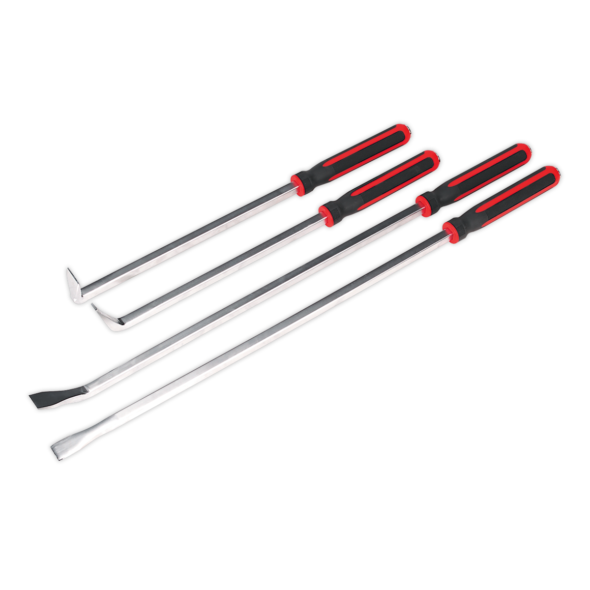 Sealey 4pc Heavy-Duty Pry Bar Set with Hammer Cap AK9100