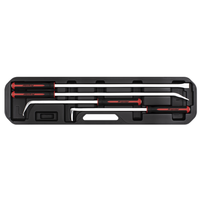 Sealey 4pc Heavy-Duty Pry Bar Set with Hammer Cap AK9100