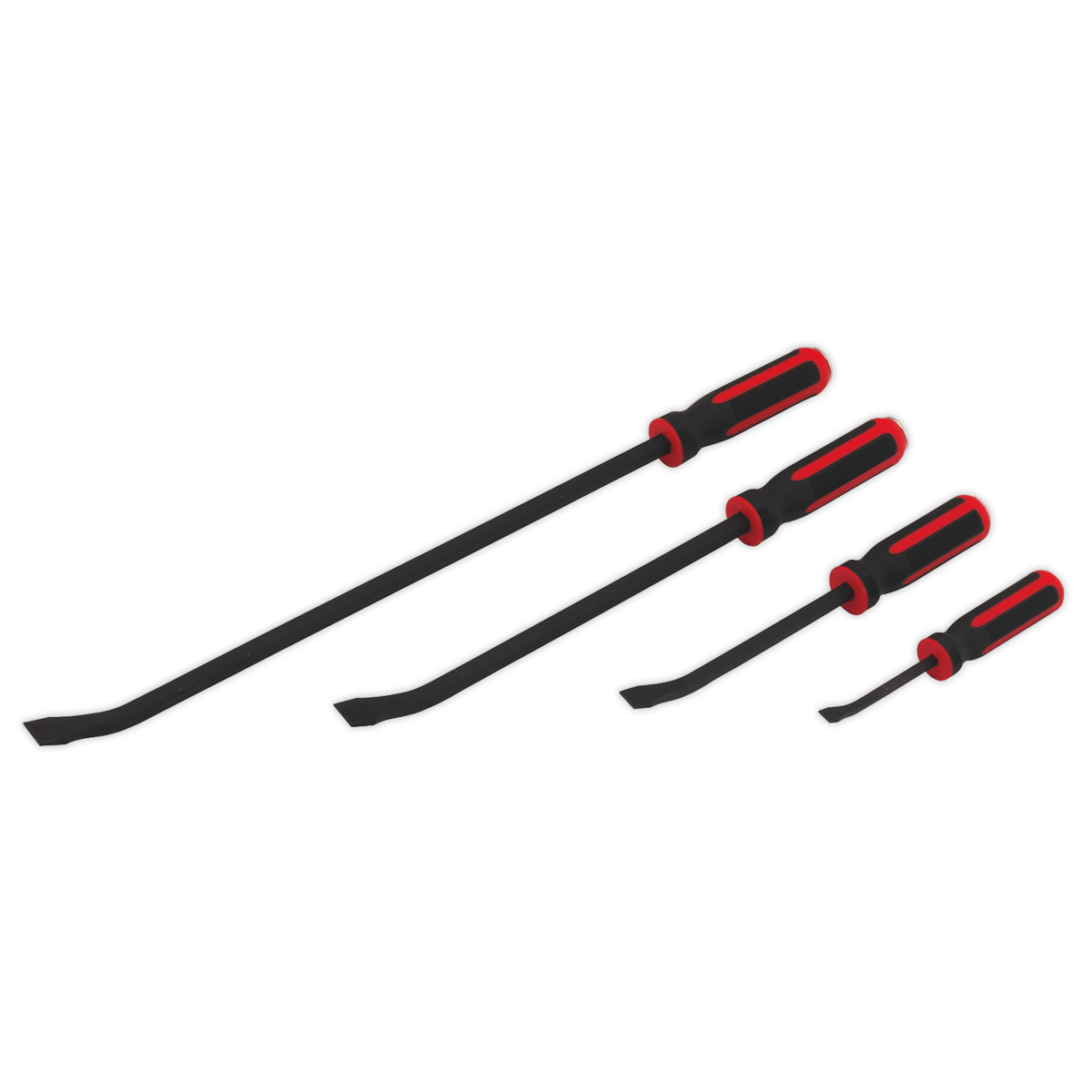 Sealey 4pc Heavy-Duty Pry Bar Set with Hammer Cap AK9105