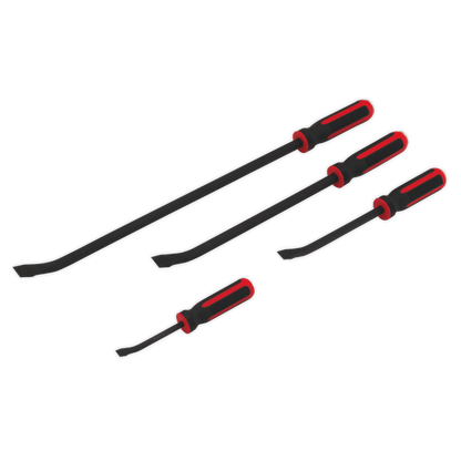 Sealey 4pc Heavy-Duty Pry Bar Set with Hammer Cap AK9105