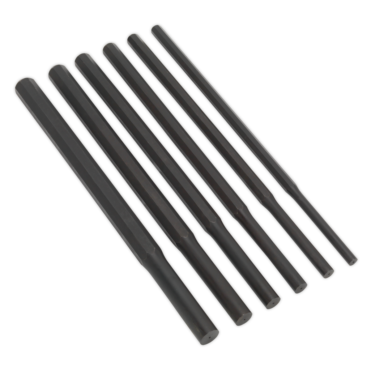 Sealey 6pc Heavy-Duty Parallel Pin Punch Set AK91226