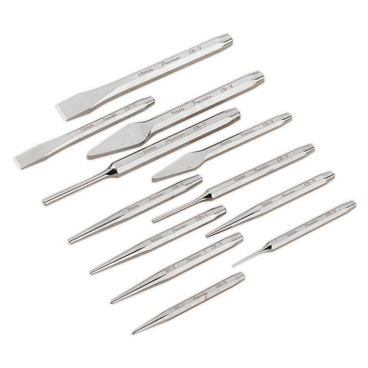Sealey 12pc Punch & Chisel Set AK9129