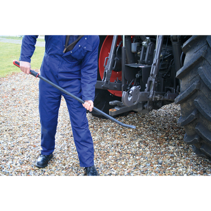 Sealey 1220mm Heavy-Duty 45° Pry Bar with Hammer Cap AK9134