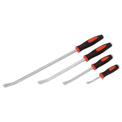 Sealey 4pc Heavy-Duty Angled Pry Bar Set AK9141