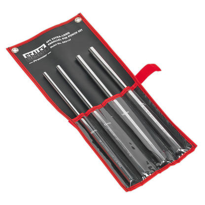 Sealey 4pc 350mm Extra-Long Parallel Pin Punch Set AK9147