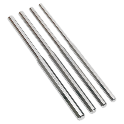 Sealey 4pc 350mm Extra-Long Parallel Pin Punch Set AK9147