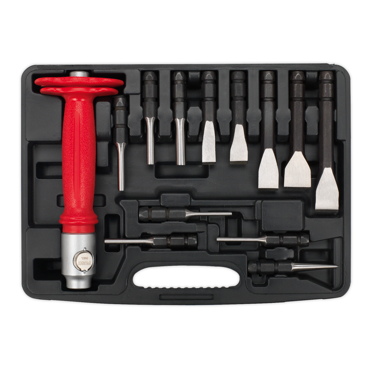 Sealey 13pc Interchangeable Punch & Chisel Set AK9215