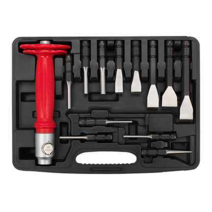 Sealey 13pc Interchangeable Punch & Chisel Set AK9215