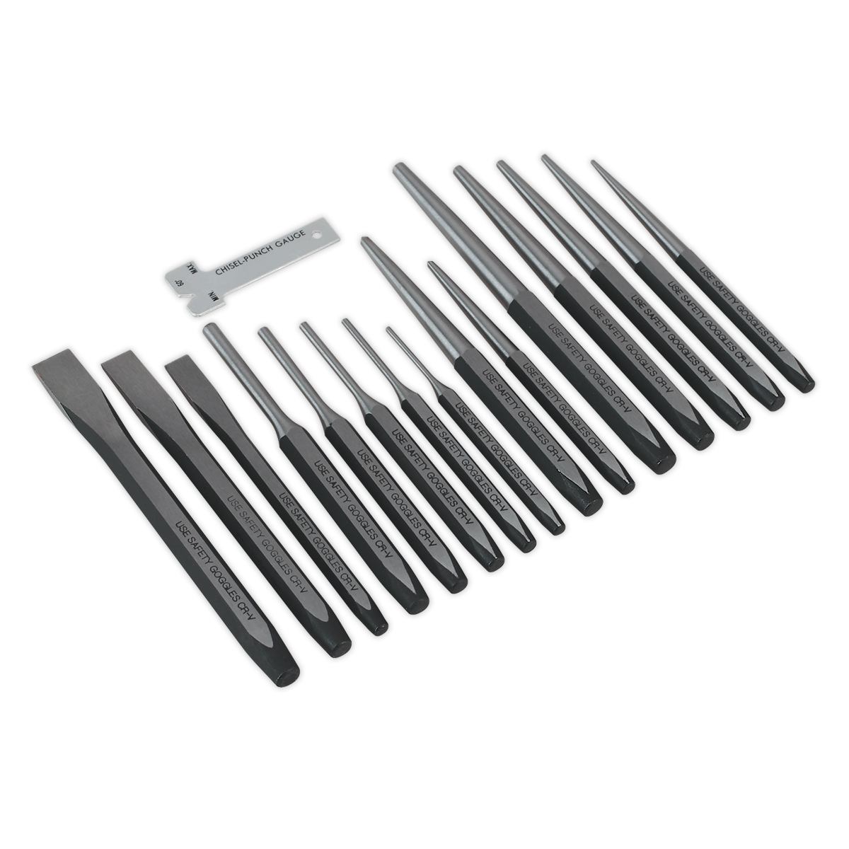 Sealey 16pc Punch & Chisel Set AK9216