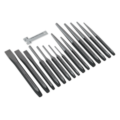 Sealey 16pc Punch & Chisel Set AK9216