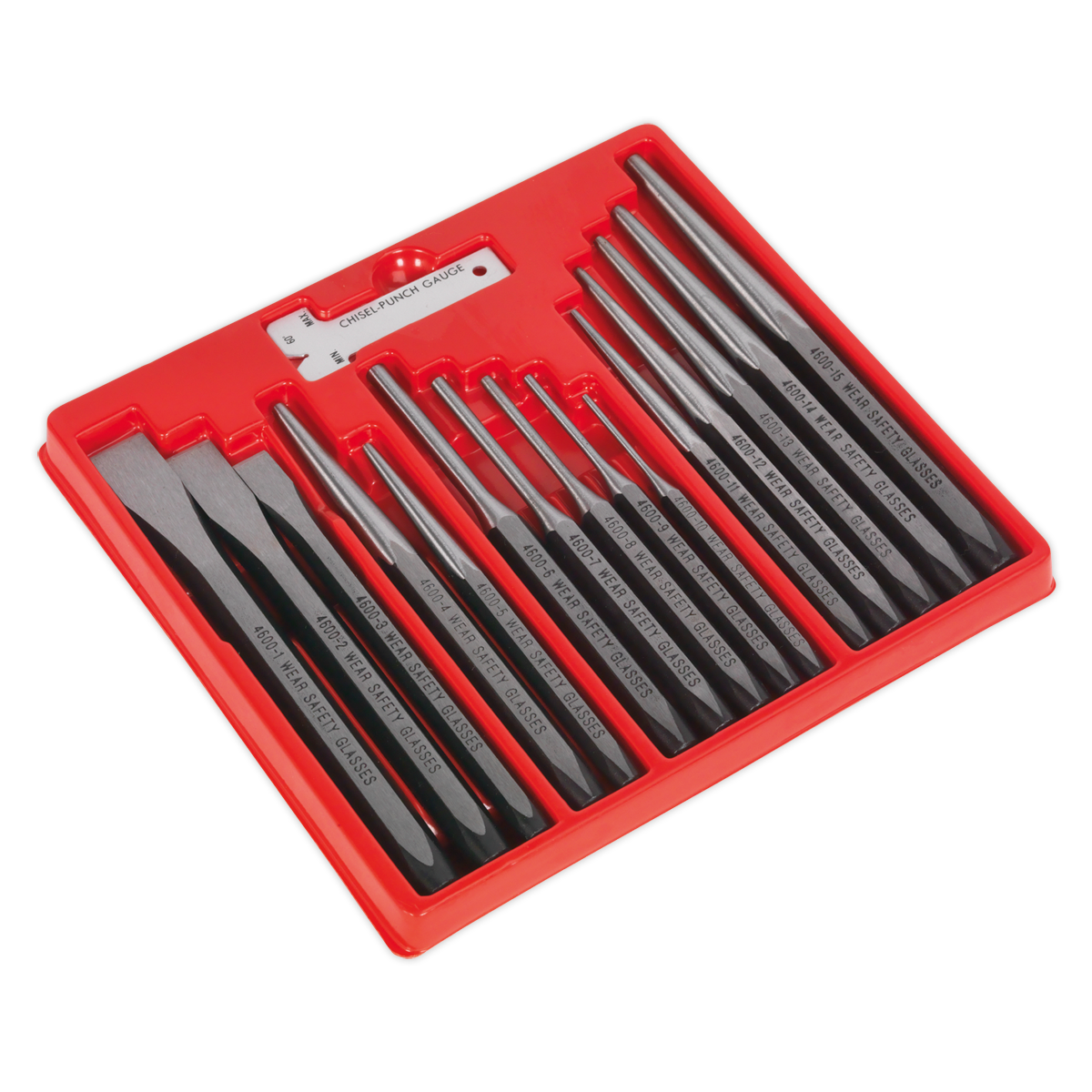 Sealey 16pc Punch & Chisel Set AK9216